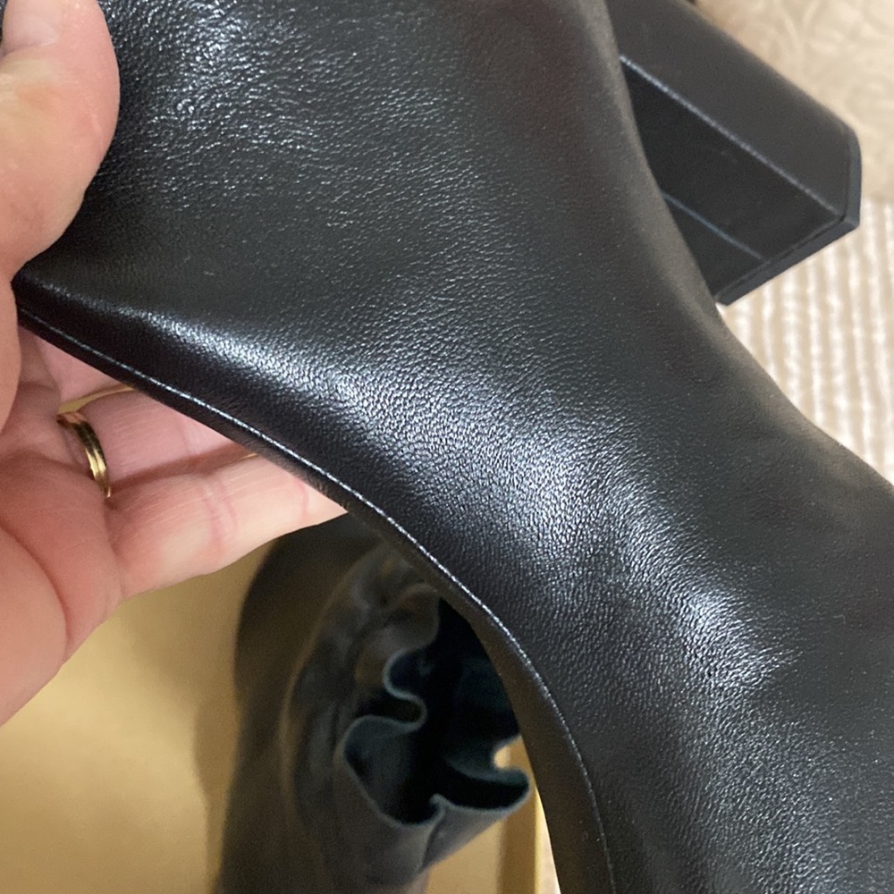 🔥🔥NEW In Box! Size 10 Black Moda Collective Jira Leather Boots!🔥🔥 - Picture 6 of 11